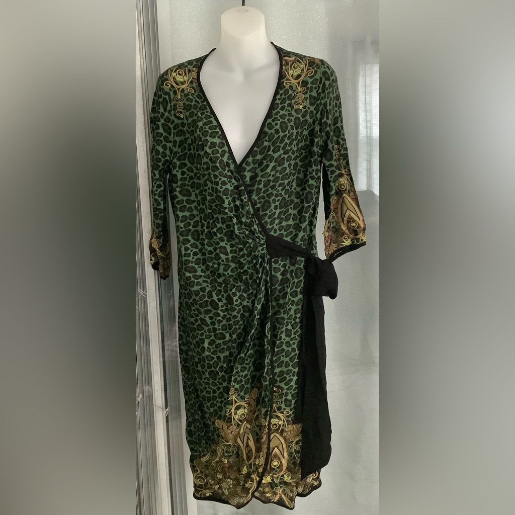 Analili Rayon Wrap Dress